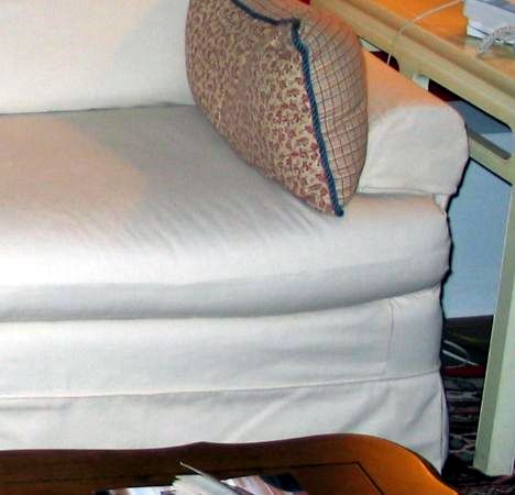Amazon.com: TexStyle Kent Tie 1-Piece T-Cushion Chair Slipcover