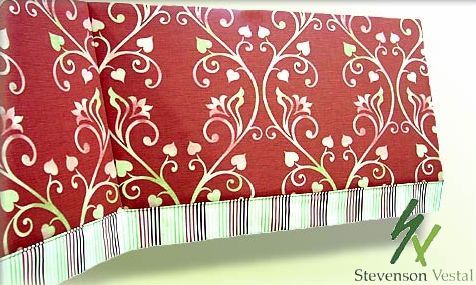 How to Sew A Quic
k and Easy Window Valance